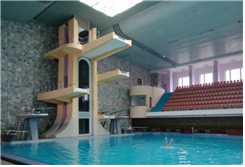▲ 창광 보건&레크리에이션 경기장의 수영장 모습이다.