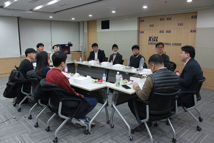 지난 2월 개최된 ‘보이스 포 KBL’ 2차 팬 좌담회의 모습이다